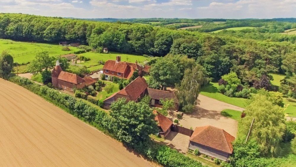 Fair Oak Farm Country Retreat including farmhouse, barns, lodges and treehouses in East Sussex, sleeping up to 32