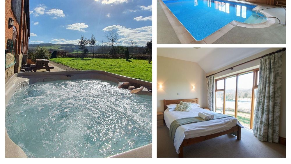 Helena Barn, for 8 with Private Hot Tub & Indoor Pool