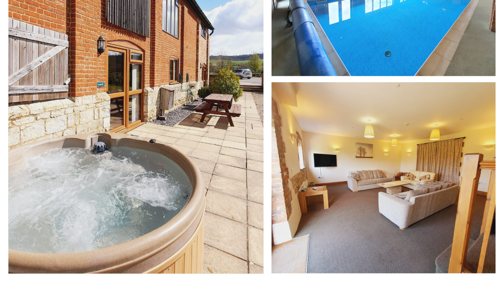 Leopold Barn, for 8 with Private Hot Tub & Indoor Pool