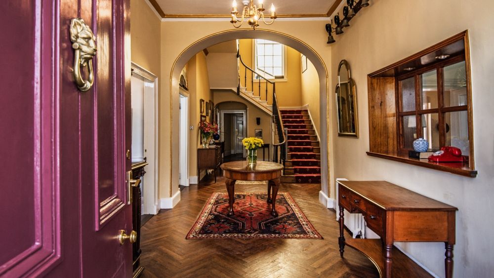 Pencraig Court - 18th century Country House with stunning river views sleeps 36 (44 with annexe cottage)
