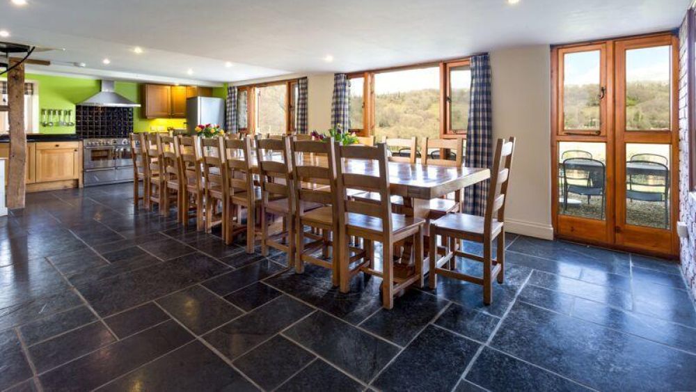 The Old Winery combined with Flint and Thatched Barn sleeps 32
